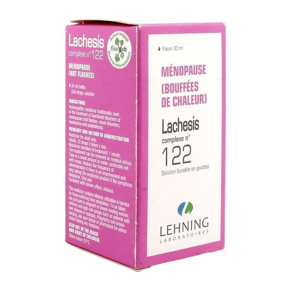 Lehning N122 Solution Buvable En Gouttes 1 Flacon(S) En Verre Jaune(Brun) De 30 Ml Avec Compte-Gouttes