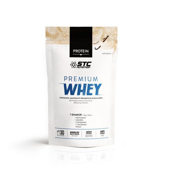 STC Nutrition Pure Premium Whey Protein Vanille - pot 750 g