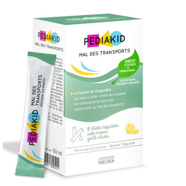 Pediakid Pediakid : Mal des transports - étui de 10 sticks liquide