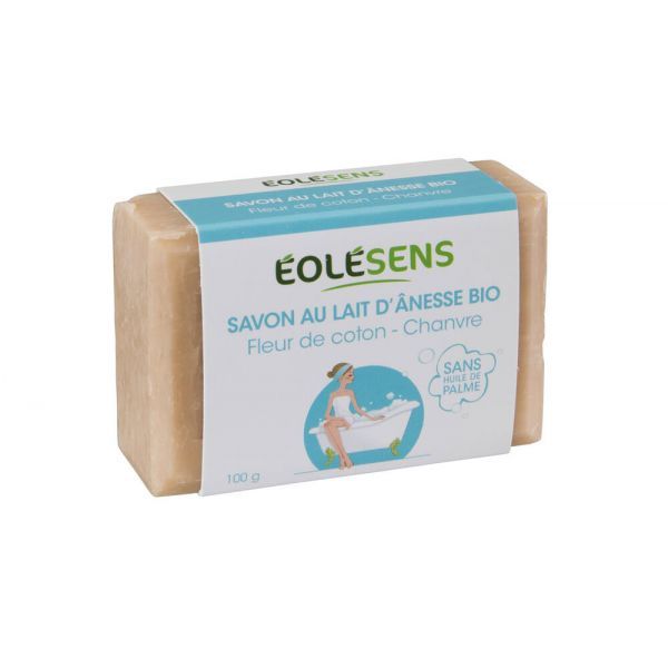 Eolesens Savon lait d'anesse Fleurs de coton - 100 g