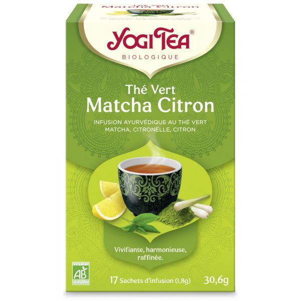 Yogi Tea Thé vert matcha citron BIO - 17 infusettes