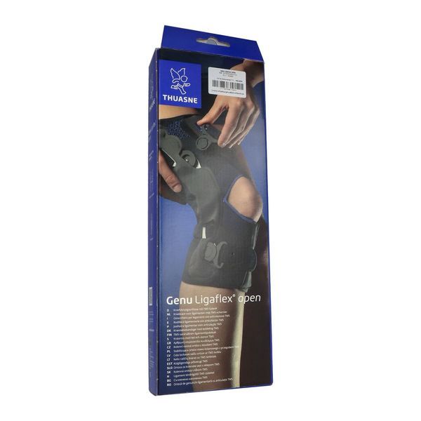 GENU LIGAFLEX OPEN Genouillère ligamentaire articulée, bilatérale, longue, taille 5, unité