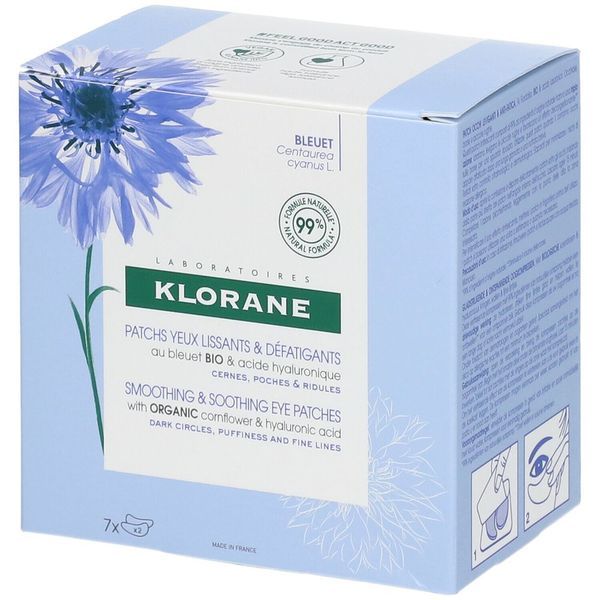 Klorane Patch Defatiguants Express Boite 7