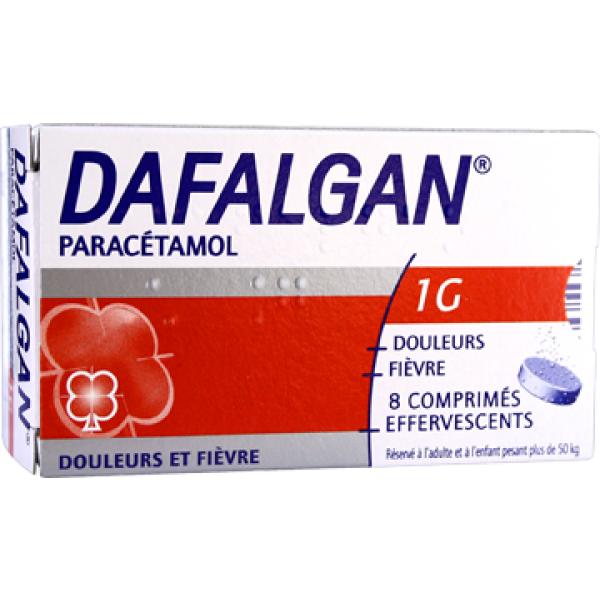 Dafalgan 1000 Mg (Paracetamol) Comprimes Effervescents B/8