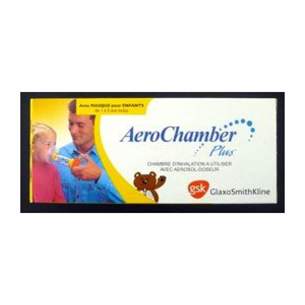 Aerochamber Plus Chambre D'Inhalation Avec Masque Pr Enfant 1