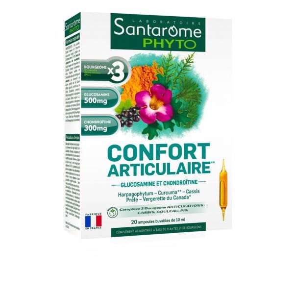 Santarome Confort articulaire - 20 ampoules de 10 ml