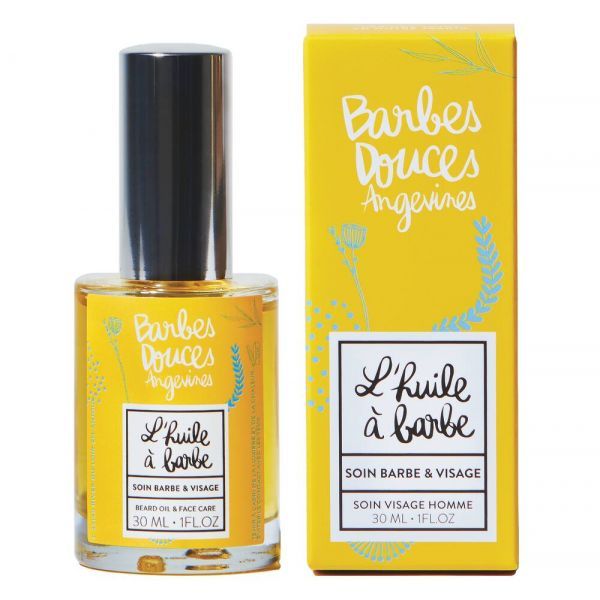 Douces Angevines L'huile à barbe - Soin barbe & visage BIO - 30 ml