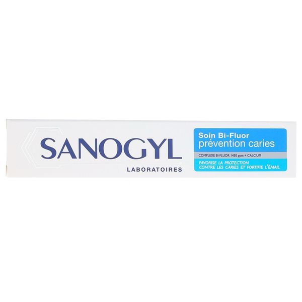 SANOGYL SOIN BI FLUOR PREVENTION CARIES Dentifrice anticarie, tube 75 ml