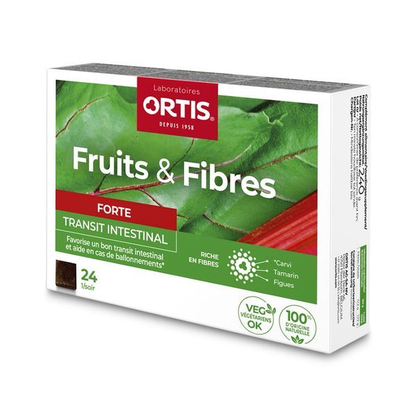 Ortis Fruits & fibres forte - 24 cubes