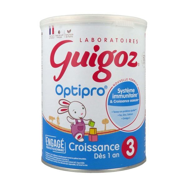 GUIGOZ OPTIPRO 3 CROISSANCE Lait de croissance pour nourrisson, bt 780 g