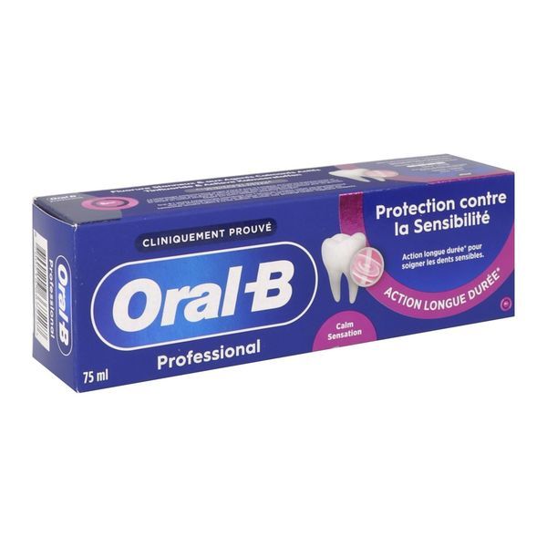 Oral B Professional Protection Sensibilite - Dentifrice Tube 75 Ml 1
