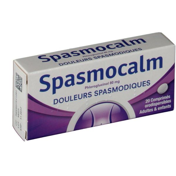 SPASMOCALM 80 MG COMPRIME ORODISPERSIBLE B/20