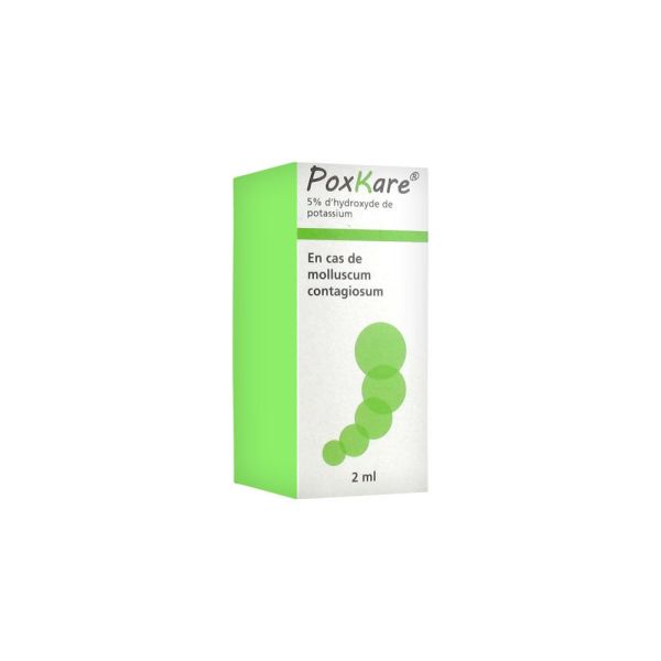 PoxKare Solution d'Hydroxide de Potassium à 5% 2 ml