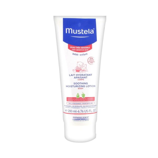 Mustela Lait Hydratant Apaisant Peaux Tres Sensibles 200Ml