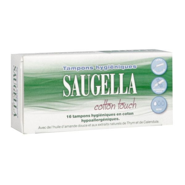 Saugella Cotton Touch 16 Tampons Hygiéniques Mini