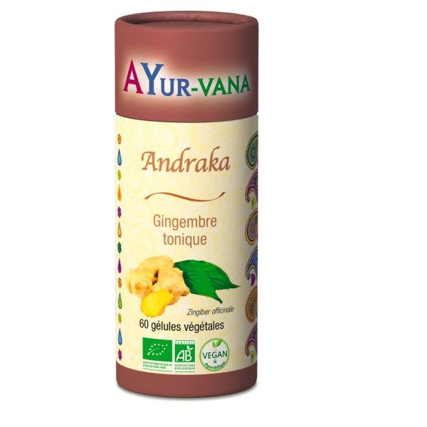 Ayur-vana Andraka (Gingembre) BIO - 60 gélules végétales