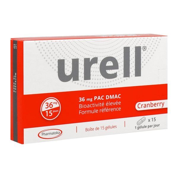 Urell Cranberry 36Mg Pac 15 Gelules