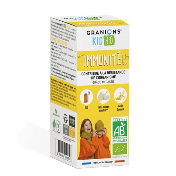 Granions Sirop immunité Banane BIO - flacon 125 ml