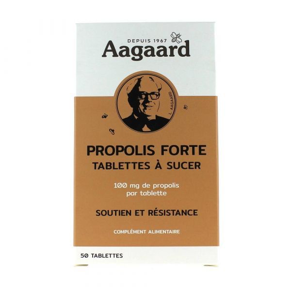 Aagaard Propolysan, propolis fortre - 50 tablettes