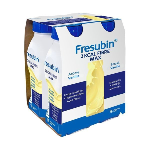 FRESUBIN 2 KCAL FIBRE DRINK MAX Denrée alimentaire destinée à des fins médicales spéciales, vanille, 300 ml x 4