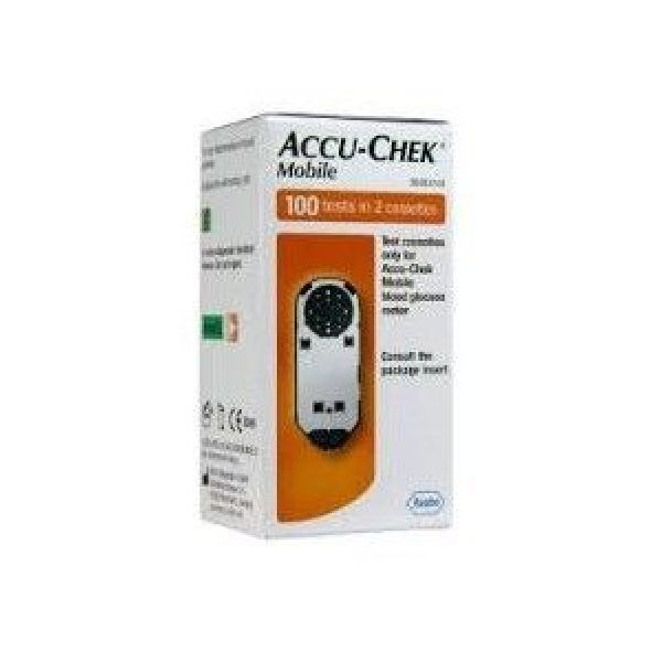 Accu - chek mobile cassette bande test, boîte 2