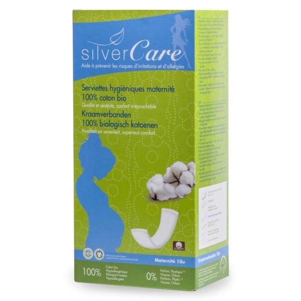 Silver Care Serviettes maternité - boîte de 10 serviettes