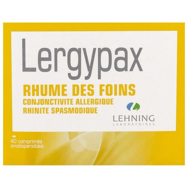 LERGYPAX comprimé orodispersible B/40