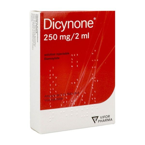 DICYNONE 250 MG/2 ML SOLUTION INJECTABLE B/6