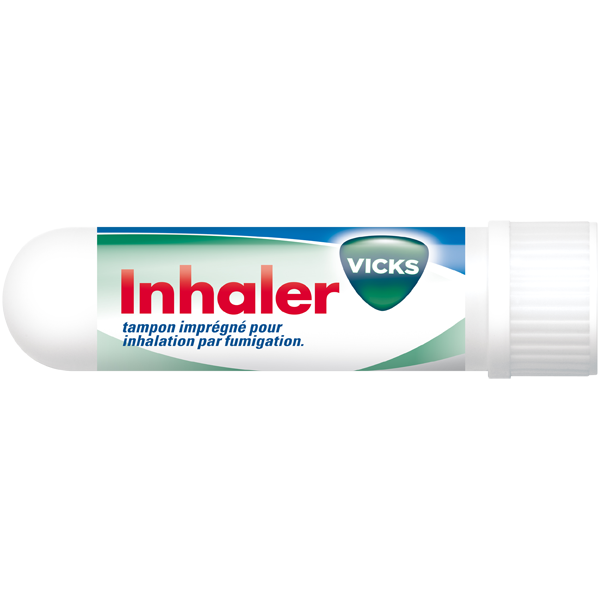 Vicks inhaler, tampon imprégné pour inhalation par fumigation