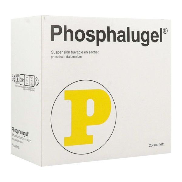 PHOSPHALUGEL SACHET Suspension buvable, boîte 26 sachets