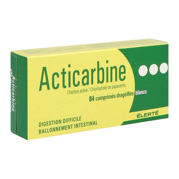 ACTICARBINE COMPRIME ENROBE B/84
