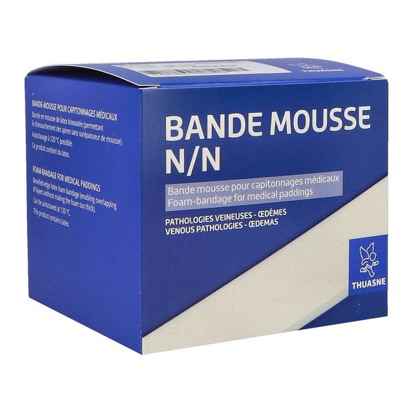 NN THUASNE Bande de protection en mousse de latex malaxé et émulsionné, 1 m x 8 cm x 8 mm, unité