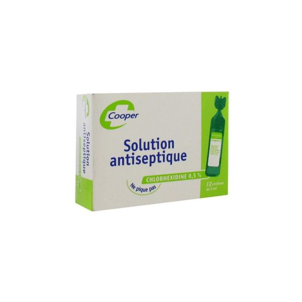 Cooper Chlorhexidine 0.5% Solution Unidose 5 Ml 12