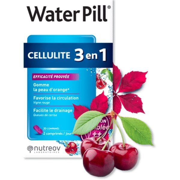 Nutreov Water Pill Cellulite Destockeur Intensif 20 Comprimés