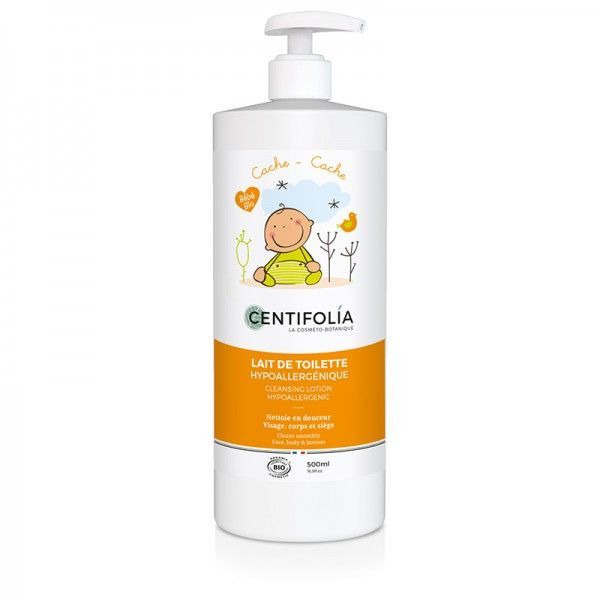 Centifolia - Lait de toilette bébé BIO - pompe 500 ml