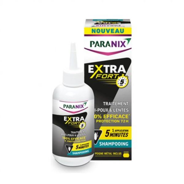 Paranix Shampoing Extra Fort 5 Minutes Flacon 300 Ml 1
