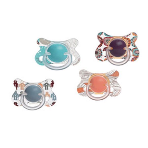 Bebisol Sucette Orthodontique Silicone Abeille/Coccinelle T2 1