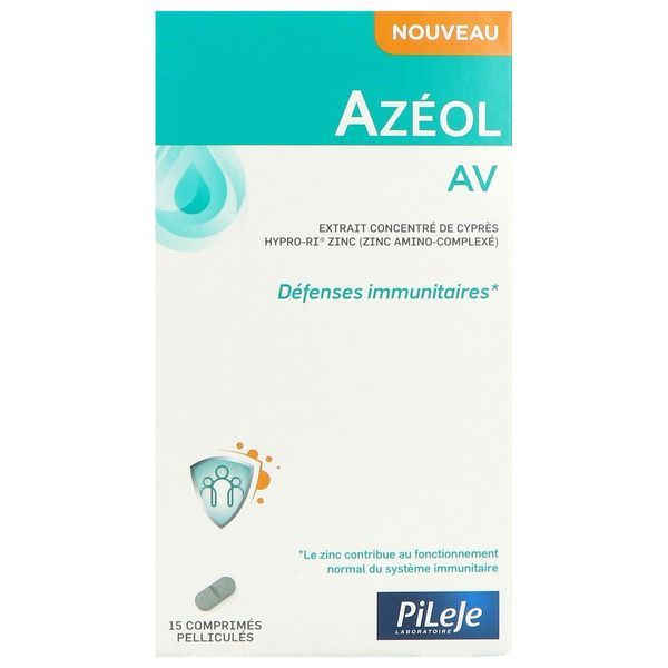Pilège Azéol AV 15 comprimés pelliculés