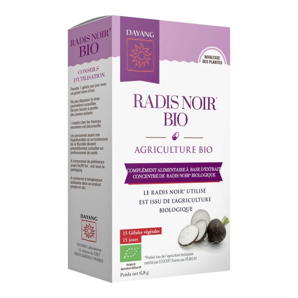 Dayang Radis noir BIO - 15 gélules