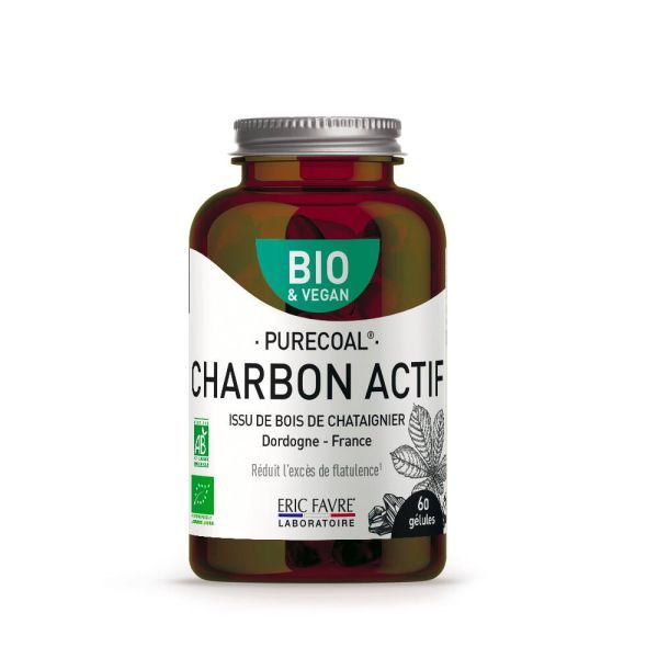 Eric Favre Charbon actif BIO - 60 capsules