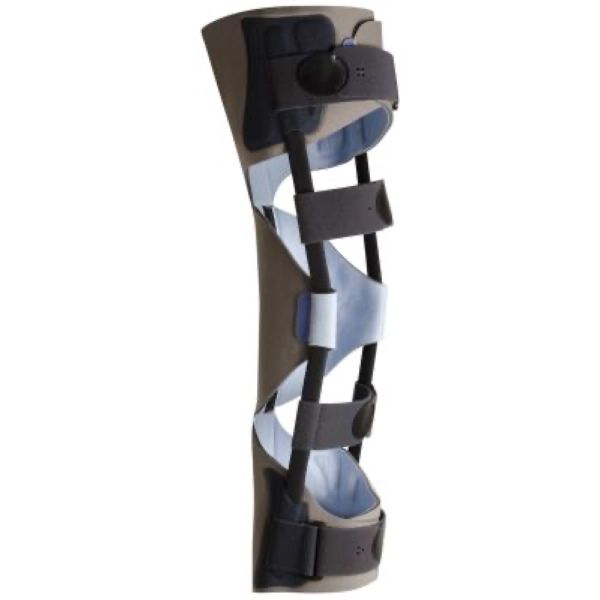GENUIMMO 20° Attelle de genou d'immobilisation en extension à 20°, courte, 50 cm, large, unité
