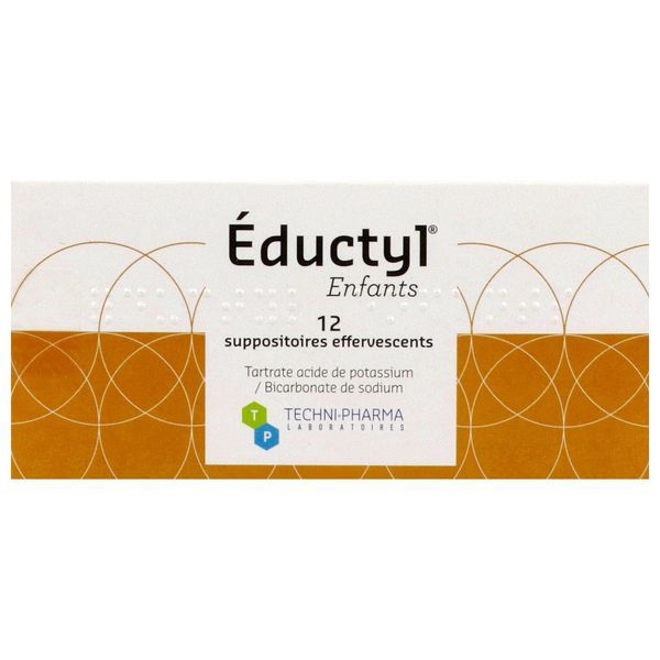 EDUCTYL ENFANT Suppositoire effervescent, boîte 12