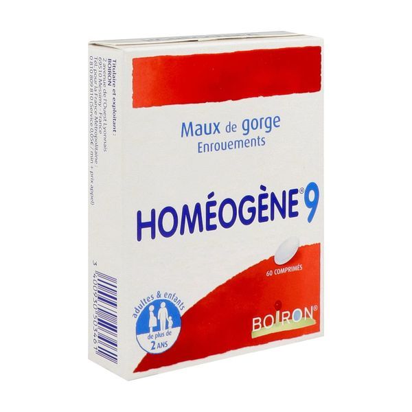 HOMEOGENE 9 comprimé B/60