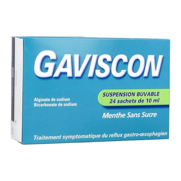 GAVISCON Suspension buvable en sachet, boîte 24 sachets-dose 10 ml