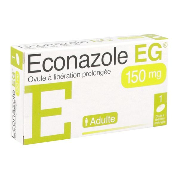 ECONAZOLE EG LP Ovule à libération prolongée 150 mg, boîte 1
