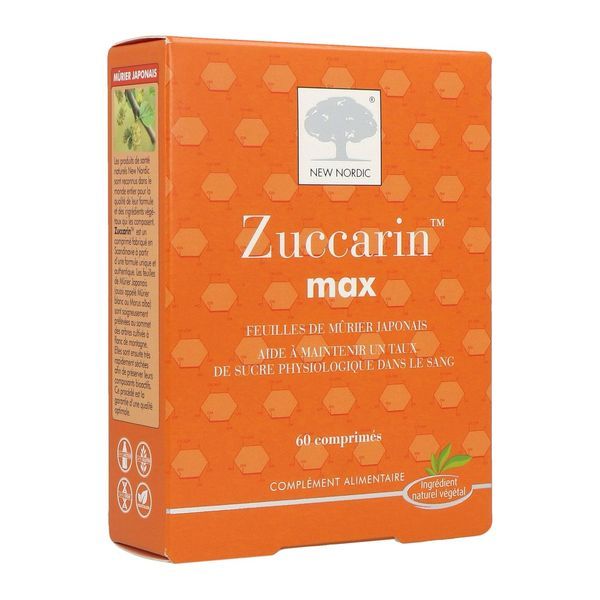 ZUCCARIN MAX Comprimé, complément alimentaire à base de mûrier japonais, bt 60