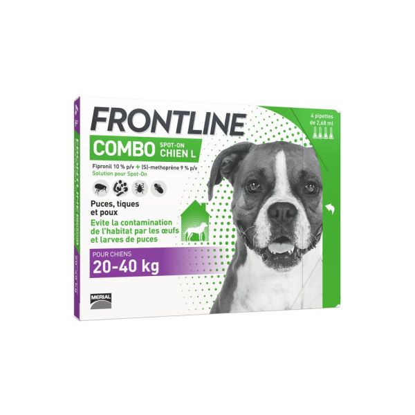 Frontline Combo Spot-On Chien L (Pipette A Embout Secable) 2,68 Ml 4