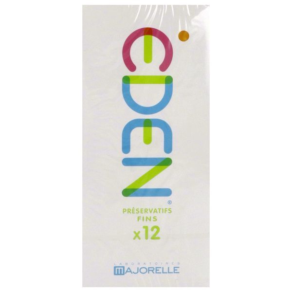 EDEN Préservatif fin, extralubrifié, avec réservoir, bt 12