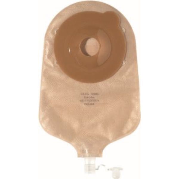 UROMATE Poche vidangeable, système 1 pièce, protecteur cutané plat souple, prédécoupé, diamètre 28 mm (ref. 422136), bt 30