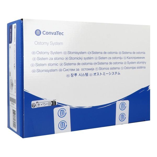 ESTEEM PLUS MODELABLE STANDARD POCHE FERMEE Poche fermée avec protecteur cutané modelable, système 1 pièce, opaque, diamètre 30 mm à 40 mm (ref. 413510), bt 30